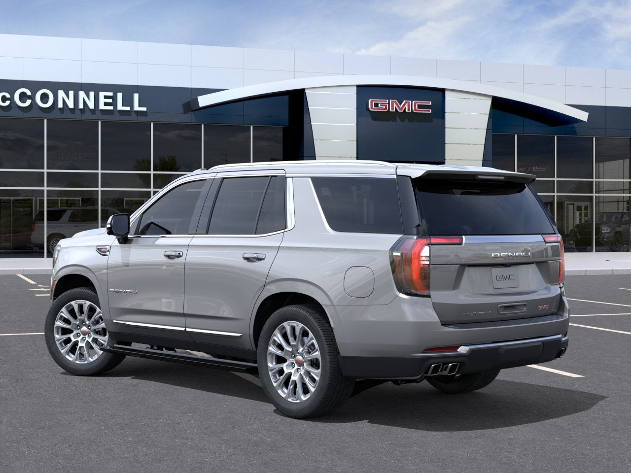 2026 GMC Yukon — rear three-quarter view