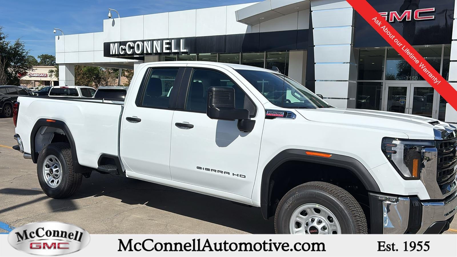 2026 GMC Sierra 2500 HD Pro in Summit White — front three-quarter view