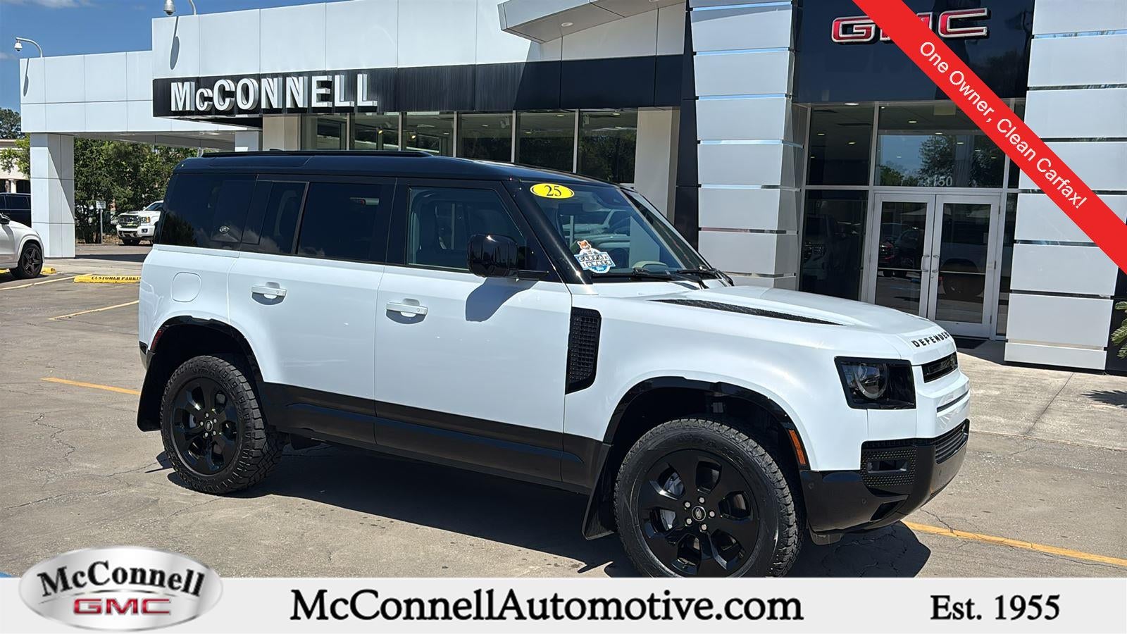 2022 Land Rover Defender 110 X-Dynamic HSE in White — front three-quarter view